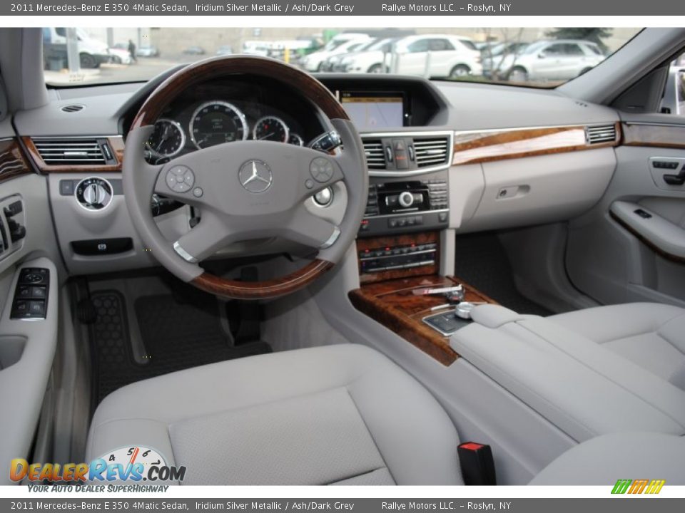Ash Dark Grey Interior 2011 Mercedes Benz E 350 4matic