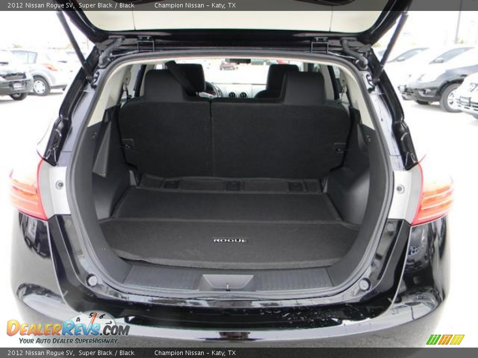 2012 Nissan Rogue SV Super Black / Black Photo #7