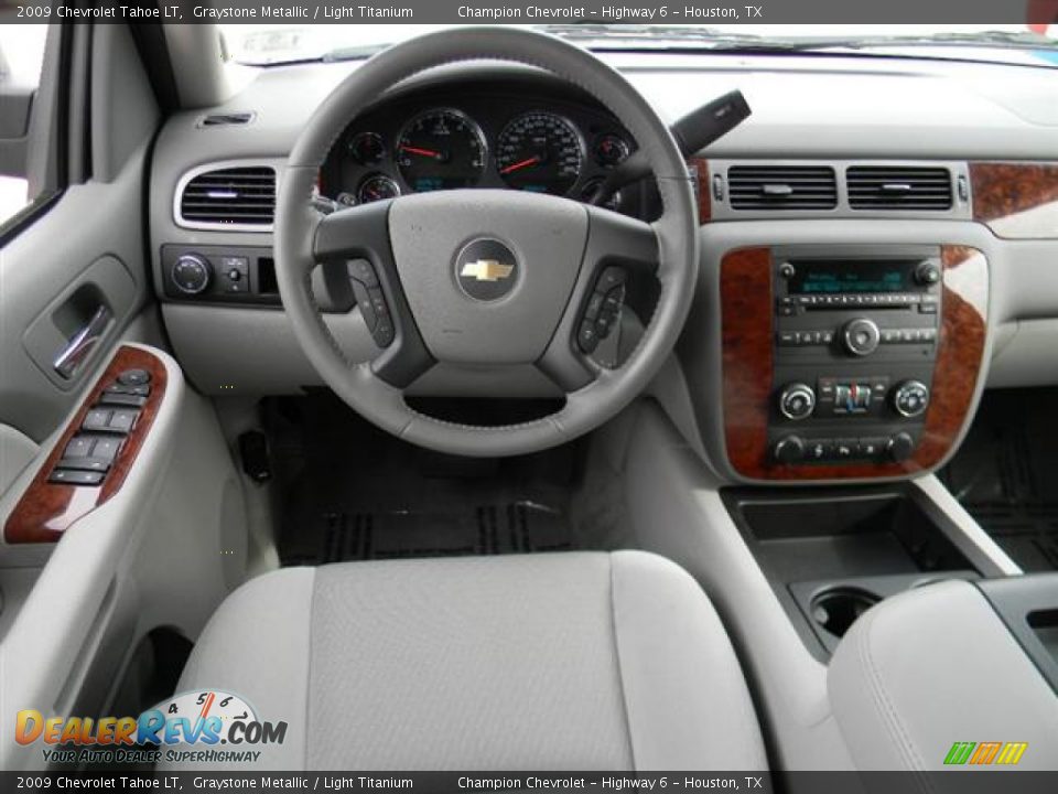 2009 Chevrolet Tahoe LT Graystone Metallic / Light Titanium Photo #14