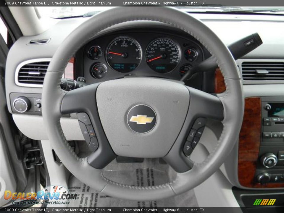 2009 Chevrolet Tahoe LT Graystone Metallic / Light Titanium Photo #23