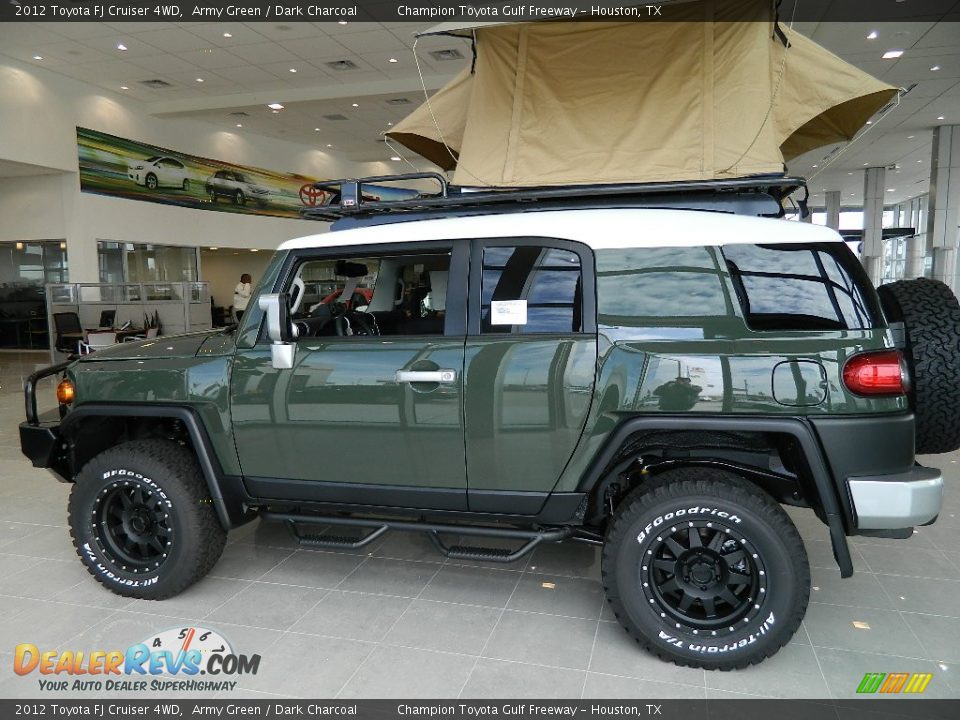 Army Green 2012 Toyota FJ Cruiser 4WD Photo #7