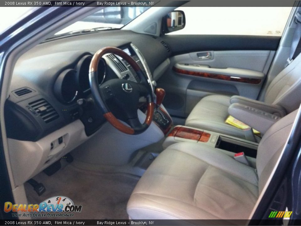 2008 Lexus RX 350 AWD Flint Mica / Ivory Photo #5