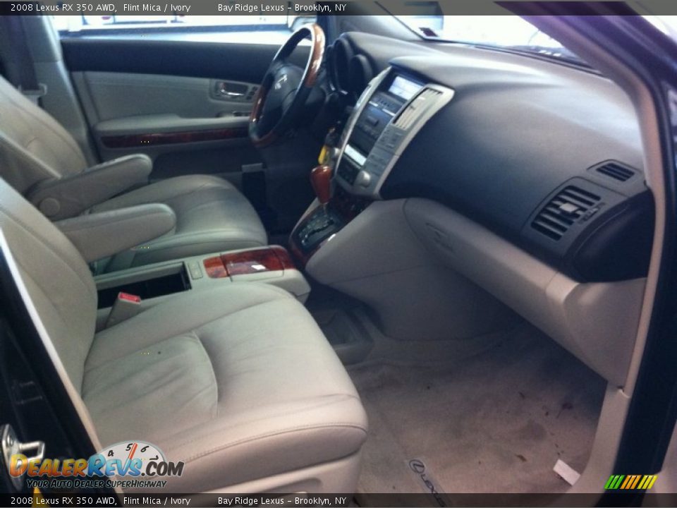 2008 Lexus RX 350 AWD Flint Mica / Ivory Photo #7