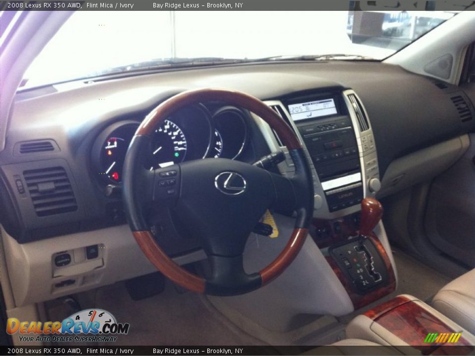 2008 Lexus RX 350 AWD Flint Mica / Ivory Photo #9
