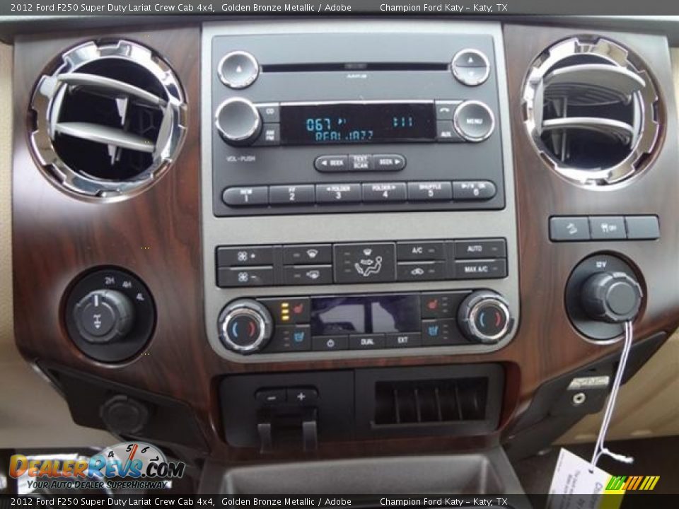 Controls of 2012 Ford F250 Super Duty Lariat Crew Cab 4x4 Photo #15