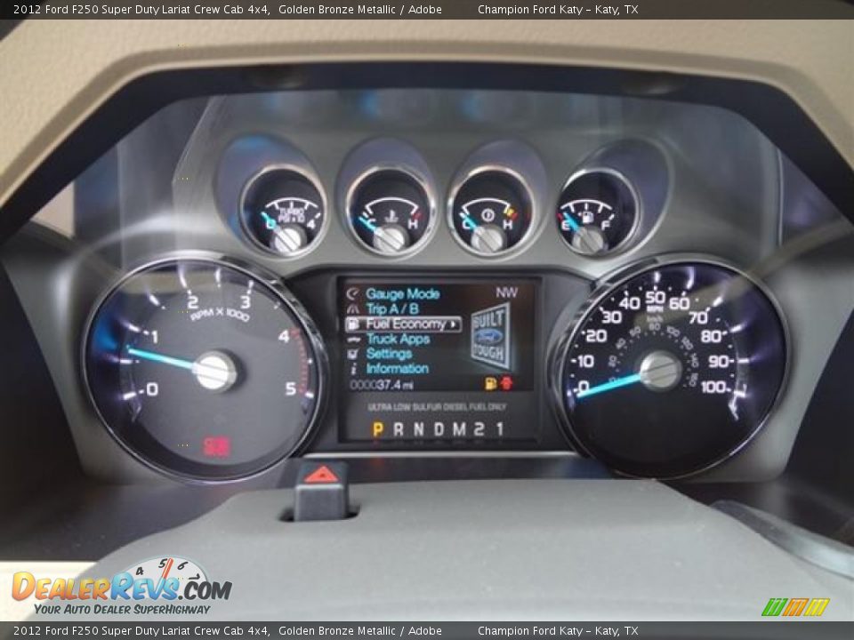 2012 Ford F250 Super Duty Lariat Crew Cab 4x4 Gauges Photo #20