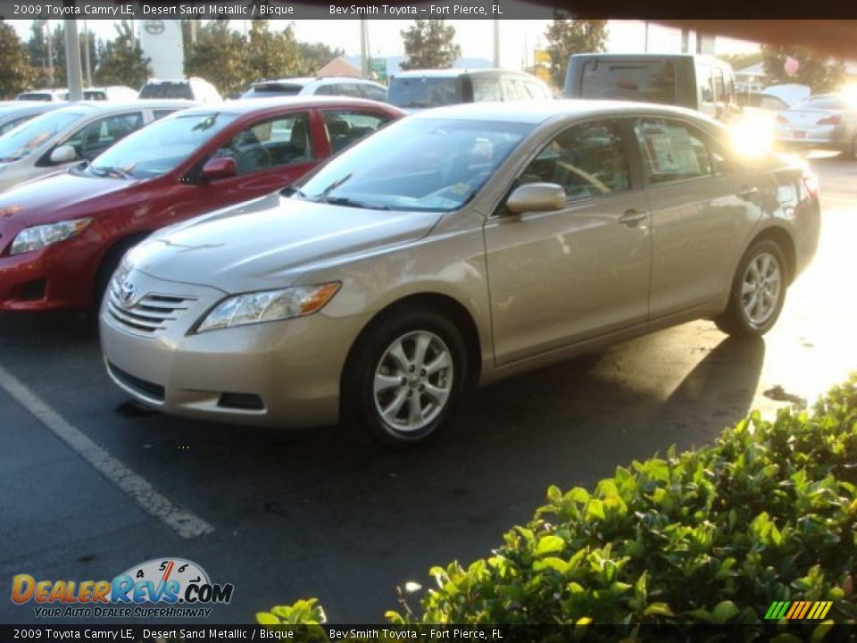 2009 Toyota Camry LE Desert Sand Metallic / Bisque Photo #3