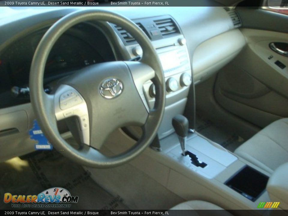 2009 Toyota Camry LE Desert Sand Metallic / Bisque Photo #7