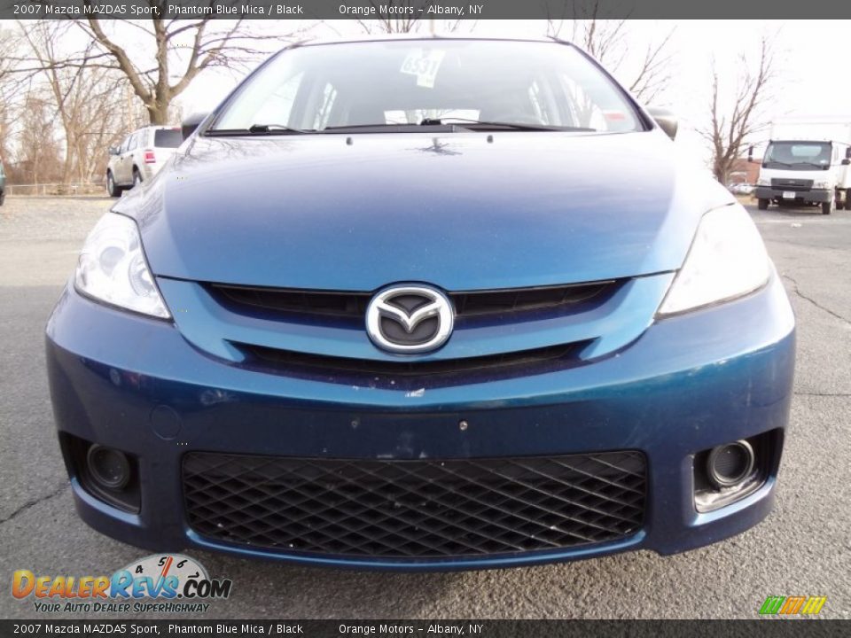 2007 Mazda MAZDA5 Sport Phantom Blue Mica / Black Photo #4