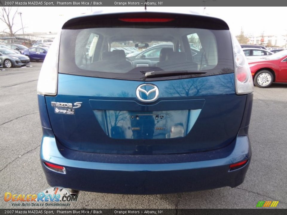 2007 Mazda MAZDA5 Sport Phantom Blue Mica / Black Photo #5