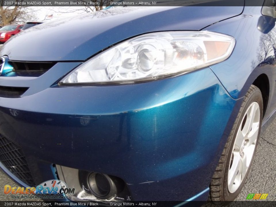 2007 Mazda MAZDA5 Sport Phantom Blue Mica / Black Photo #6