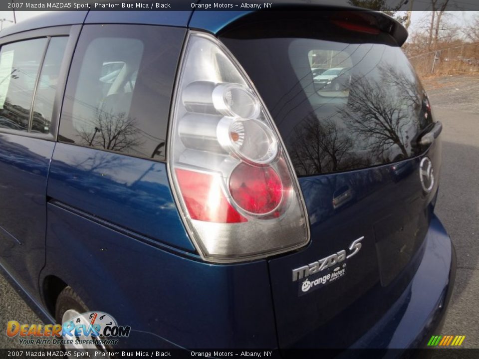 2007 Mazda MAZDA5 Sport Phantom Blue Mica / Black Photo #7