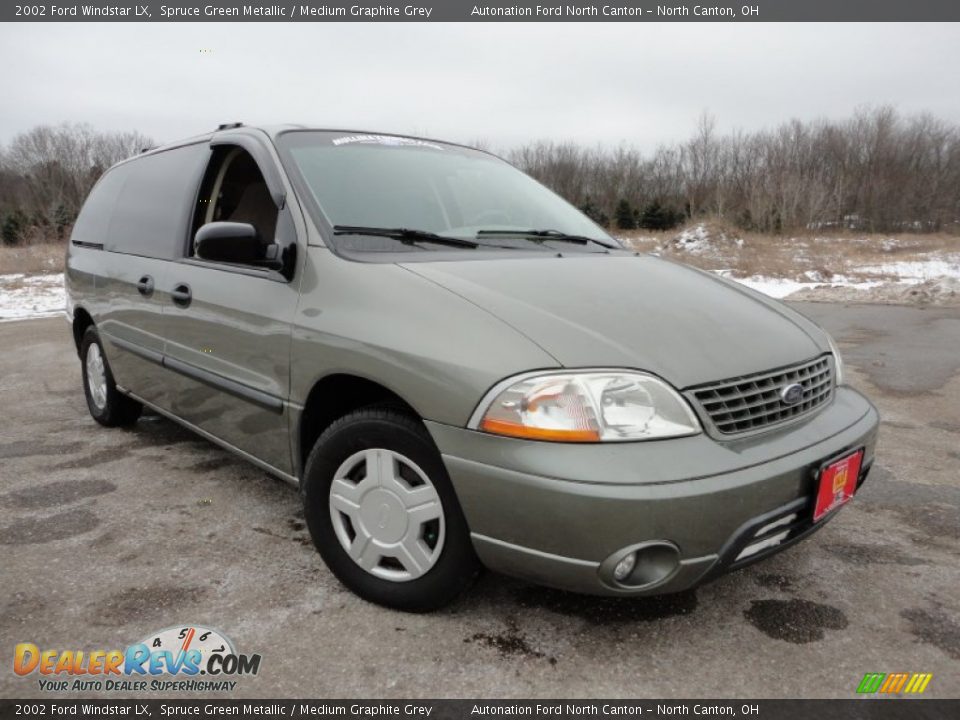 2002 Ford Windstar LX Spruce Green Metallic / Medium Graphite Grey Photo #1