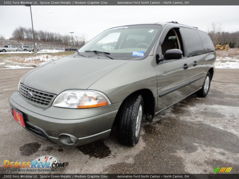 2002 Ford Windstar LX Spruce Green Metallic / Medium Graphite Grey Photo #11