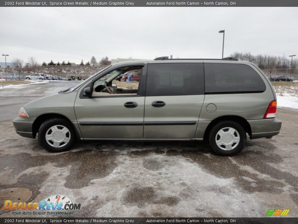 2002 Ford Windstar LX Spruce Green Metallic / Medium Graphite Grey Photo #15