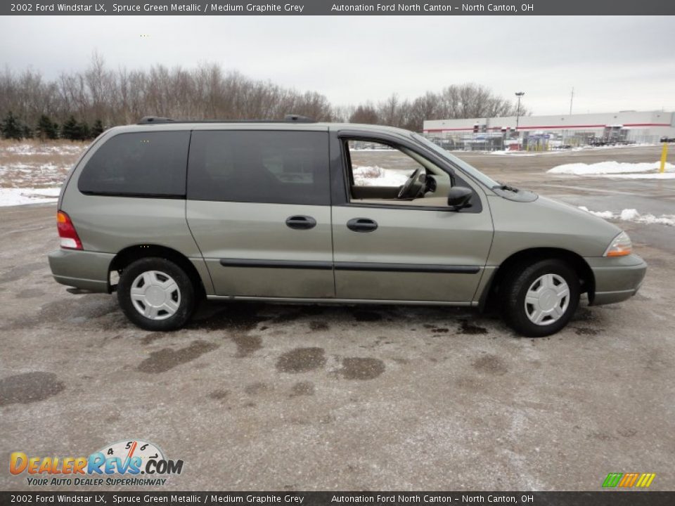 2002 Ford Windstar LX Spruce Green Metallic / Medium Graphite Grey Photo #16