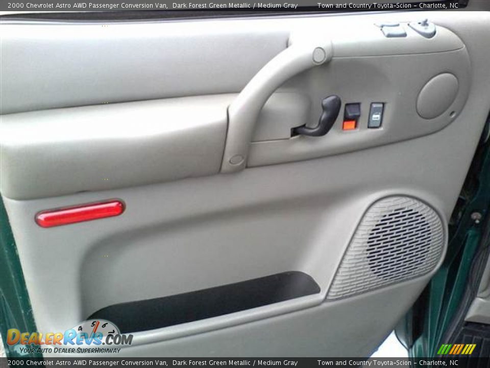 2000 Chevrolet Astro AWD Passenger Conversion Van Dark Forest Green Metallic / Medium Gray Photo #12