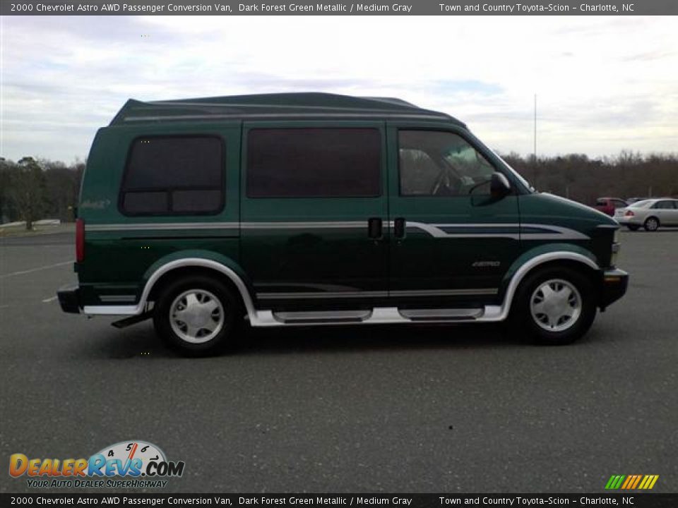 2000 Chevrolet Astro AWD Passenger Conversion Van Dark Forest Green