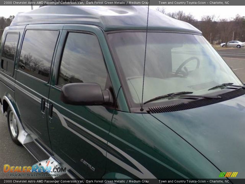 2000 Chevrolet Astro AWD Passenger Conversion Van Dark Forest Green Metallic / Medium Gray Photo #20