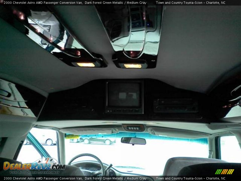 2000 Chevrolet Astro AWD Passenger Conversion Van Dark Forest Green Metallic / Medium Gray Photo #22