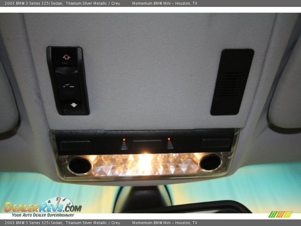 2003 BMW 3 Series 325i Sedan Titanium Silver Metallic / Grey Photo #20