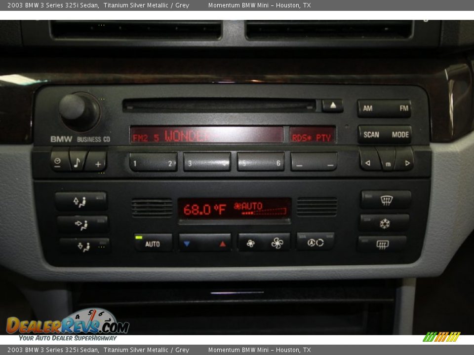 2003 BMW 3 Series 325i Sedan Titanium Silver Metallic / Grey Photo #21