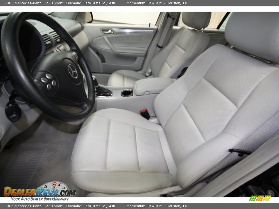 2006 Mercedes-Benz C 230 Sport Diamond Black Metallic / Ash Photo #3