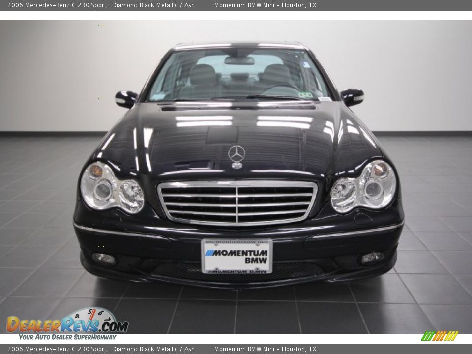 2006 Mercedes-Benz C 230 Sport Diamond Black Metallic / Ash Photo #6