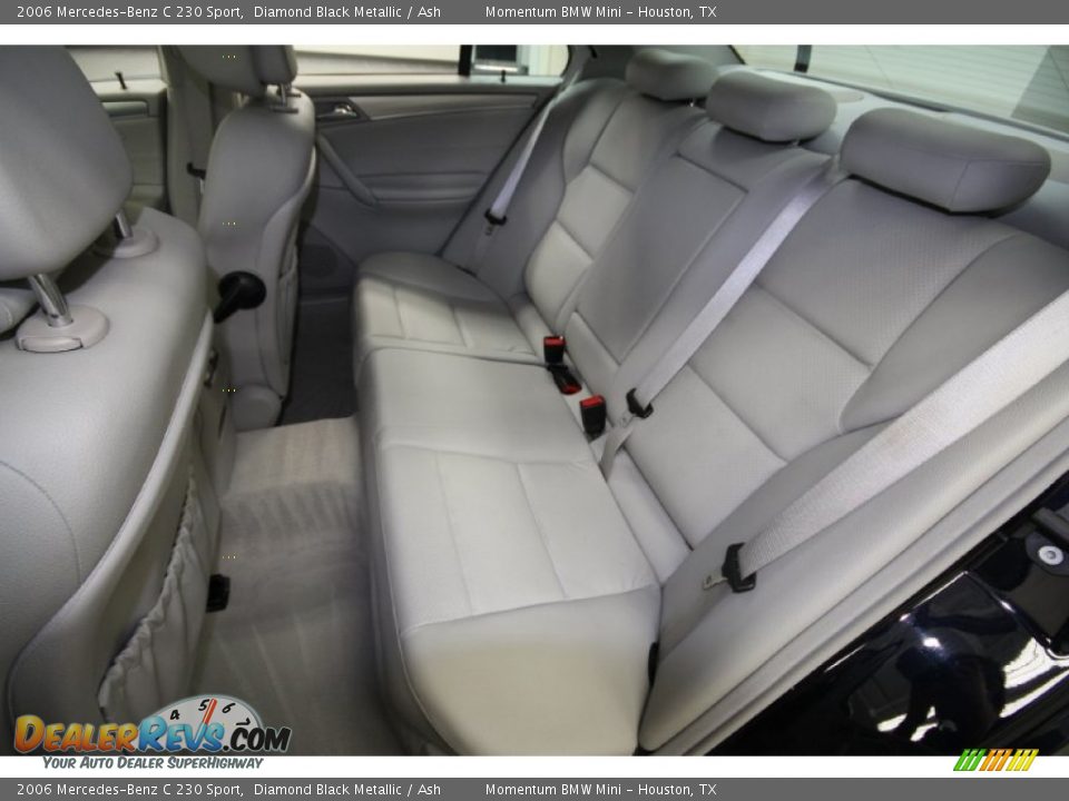 2006 Mercedes-Benz C 230 Sport Diamond Black Metallic / Ash Photo #15
