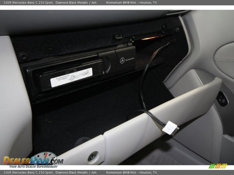 2006 Mercedes-Benz C 230 Sport Diamond Black Metallic / Ash Photo #19