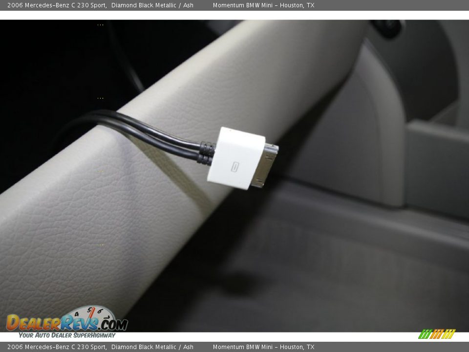 2006 Mercedes-Benz C 230 Sport Diamond Black Metallic / Ash Photo #20