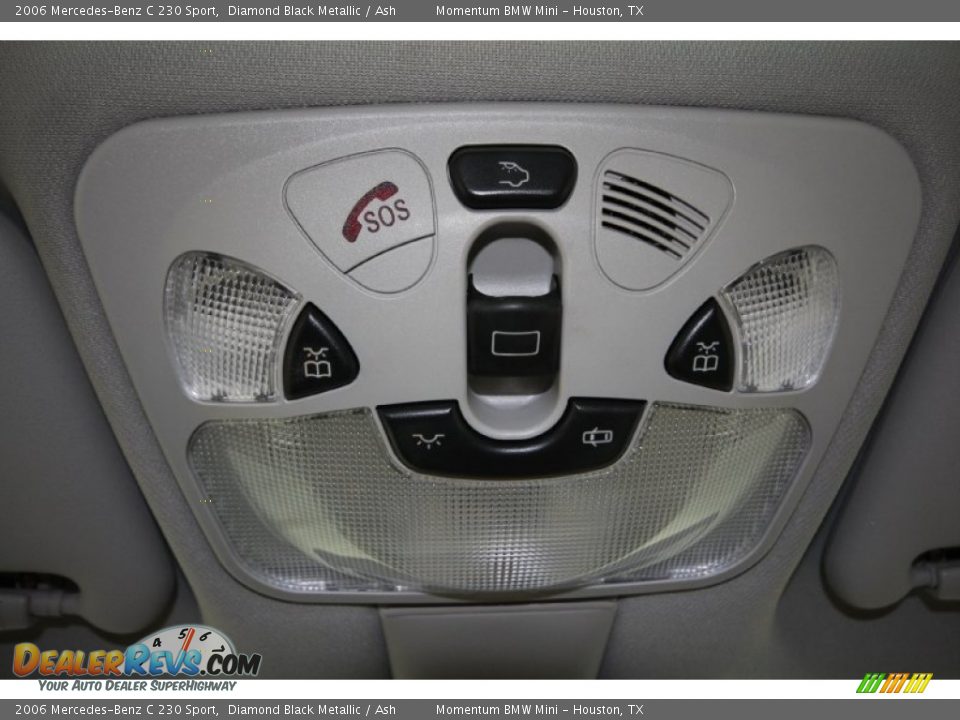 2006 Mercedes-Benz C 230 Sport Diamond Black Metallic / Ash Photo #21