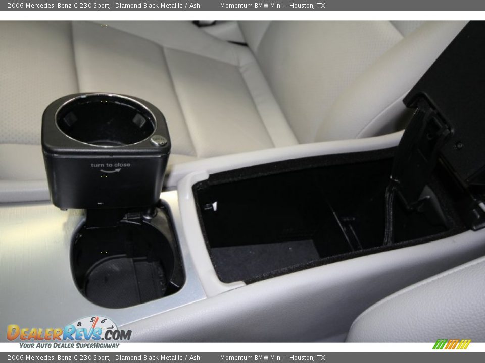 2006 Mercedes-Benz C 230 Sport Diamond Black Metallic / Ash Photo #26