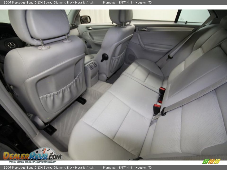2006 Mercedes-Benz C 230 Sport Diamond Black Metallic / Ash Photo #30