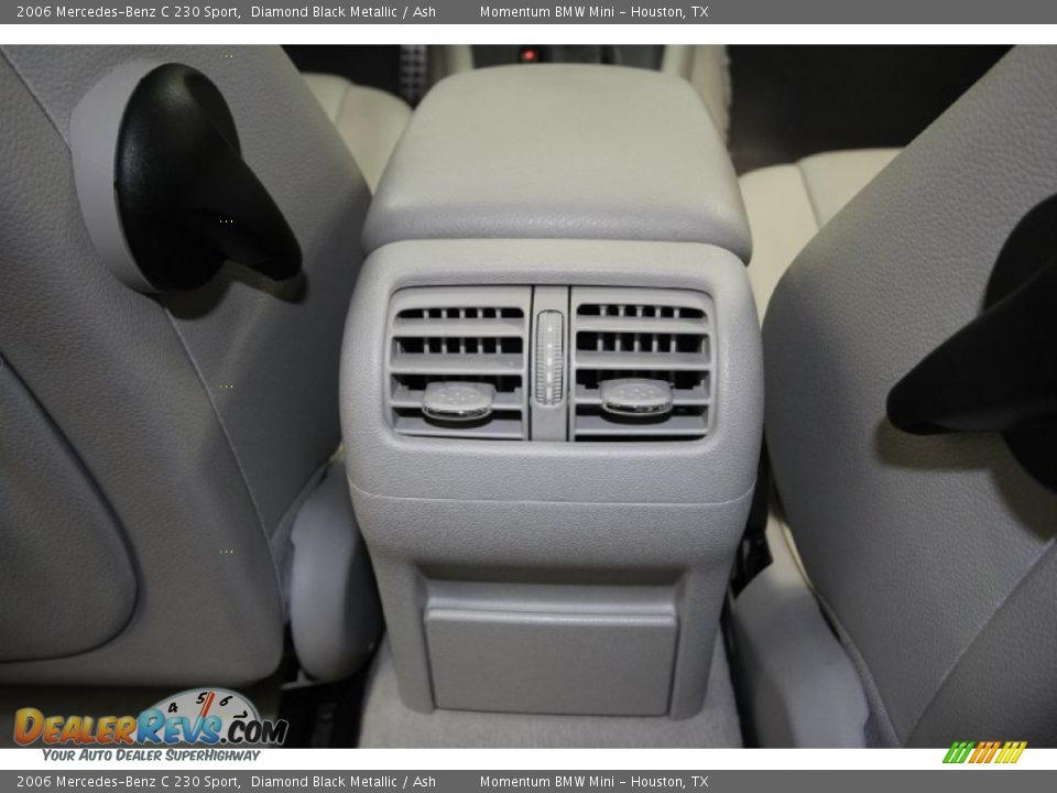 2006 Mercedes-Benz C 230 Sport Diamond Black Metallic / Ash Photo #33