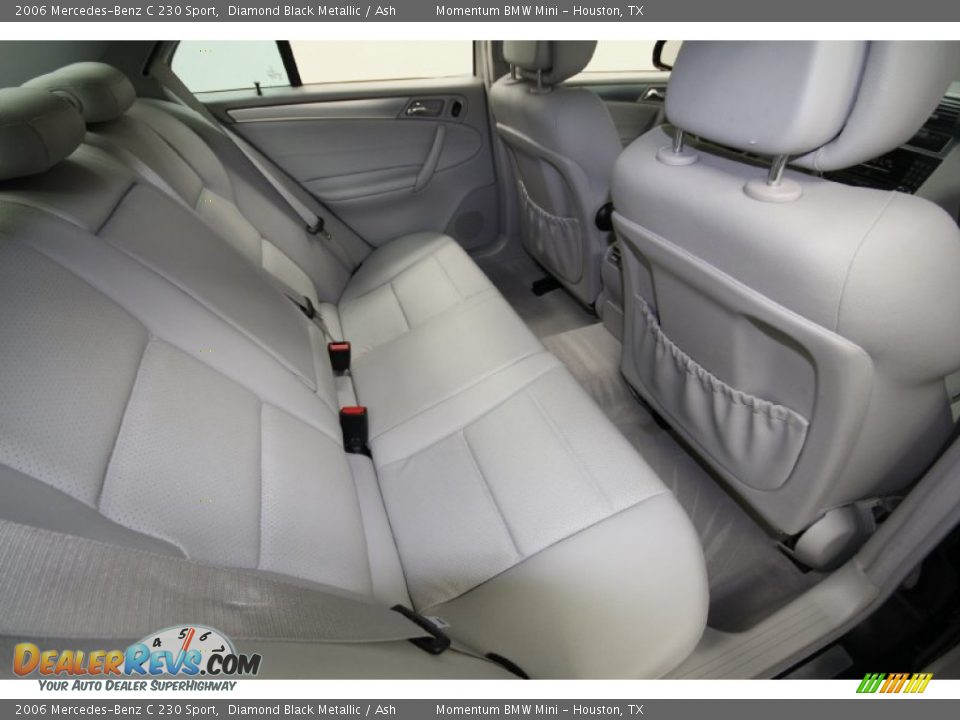 2006 Mercedes-Benz C 230 Sport Diamond Black Metallic / Ash Photo #35