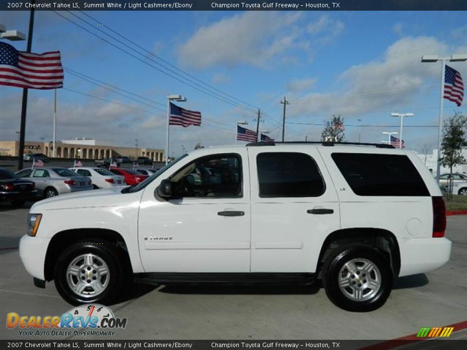2007 Chevrolet Tahoe LS Summit White / Light Cashmere/Ebony Photo #6