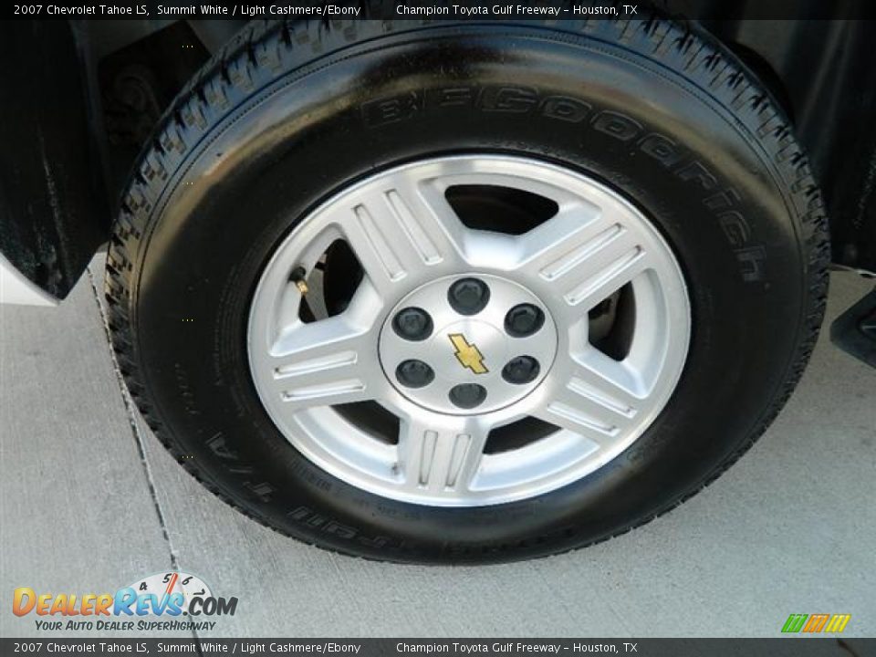 2007 Chevrolet Tahoe LS Summit White / Light Cashmere/Ebony Photo #10