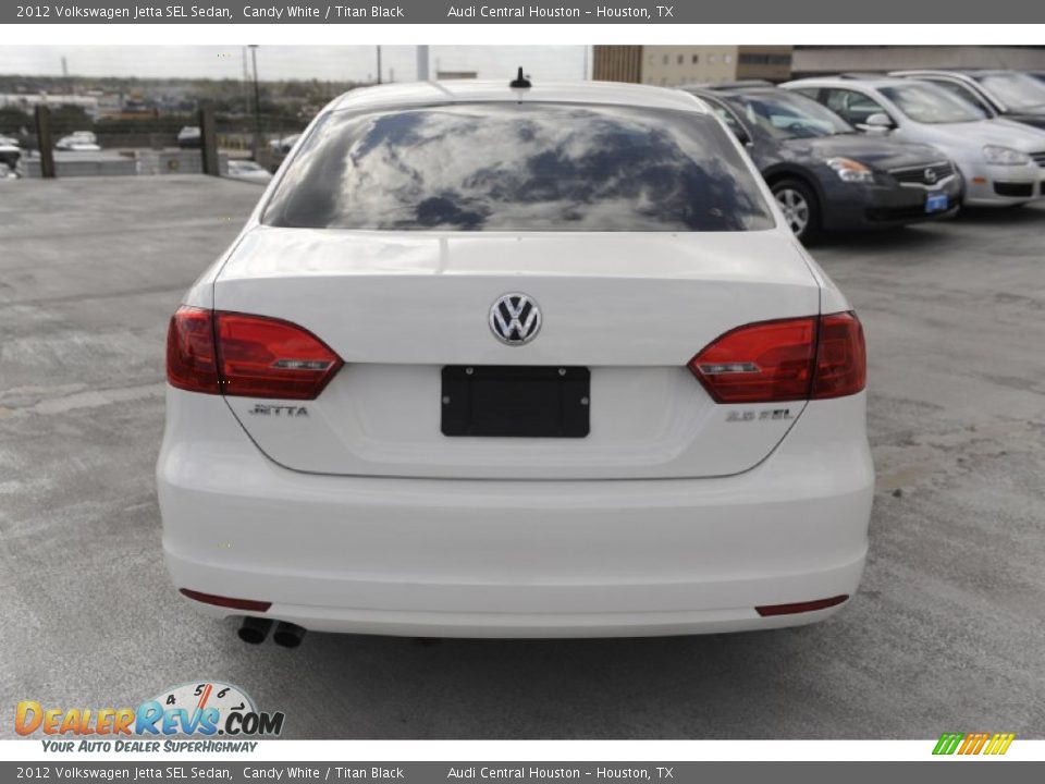 2012 Volkswagen Jetta SEL Sedan Candy White / Titan Black Photo #4