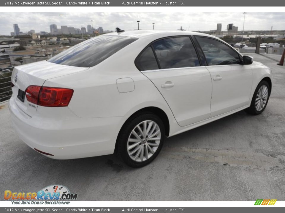 2012 Volkswagen Jetta SEL Sedan Candy White / Titan Black Photo #5