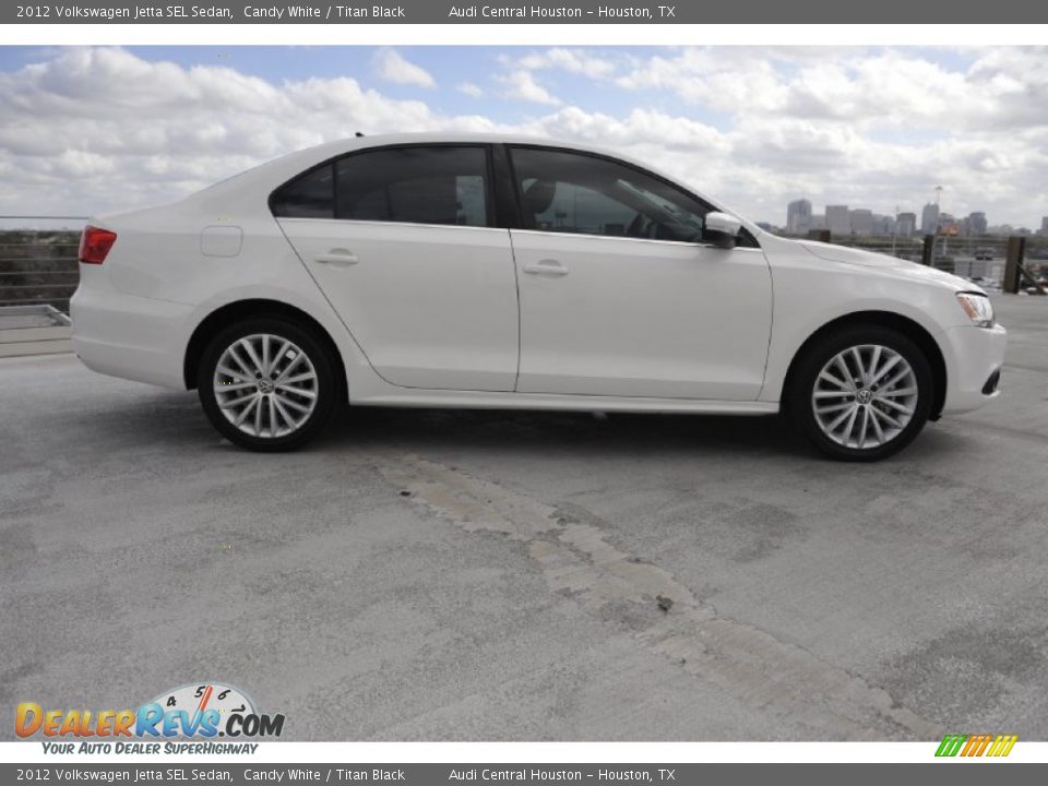 2012 Volkswagen Jetta SEL Sedan Candy White / Titan Black Photo #6