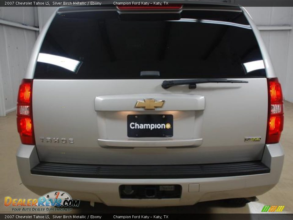 2007 Chevrolet Tahoe LS Silver Birch Metallic / Ebony Photo #5