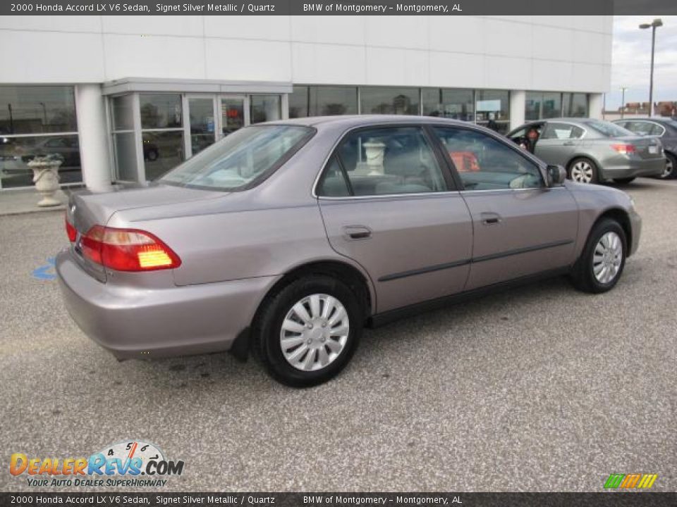 2000 Honda Accord LX V6 Sedan Signet Silver Metallic / Quartz Photo #3