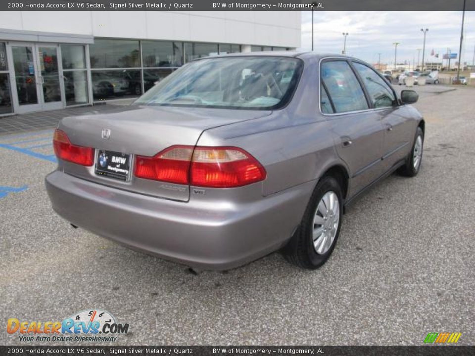 2000 Honda Accord LX V6 Sedan Signet Silver Metallic / Quartz Photo #4