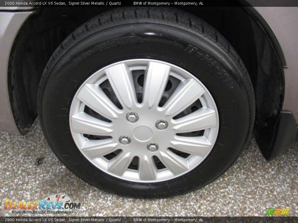 2000 Honda Accord LX V6 Sedan Signet Silver Metallic / Quartz Photo #11