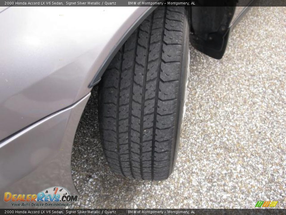 2000 Honda Accord LX V6 Sedan Signet Silver Metallic / Quartz Photo #12