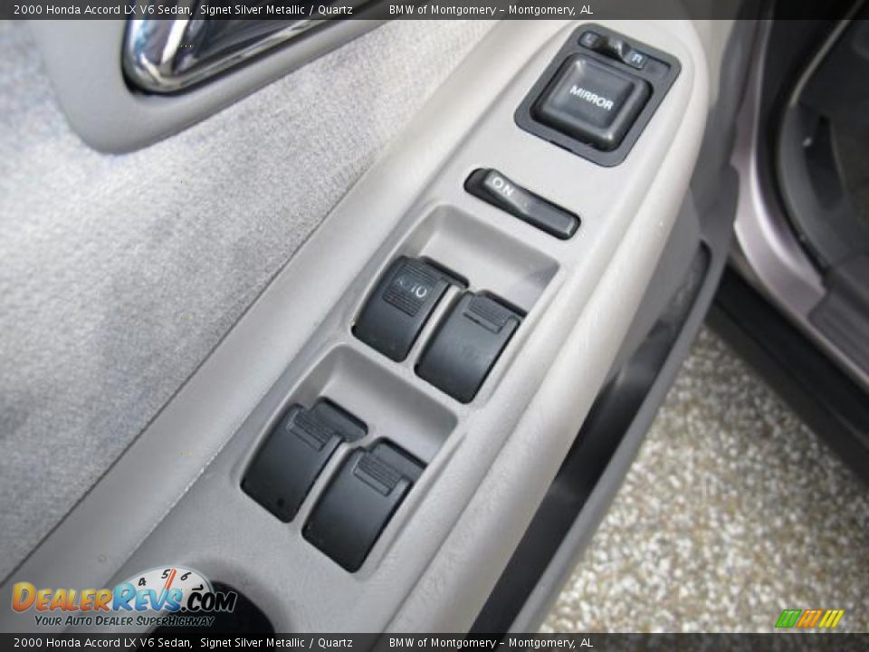 2000 Honda Accord LX V6 Sedan Signet Silver Metallic / Quartz Photo #15