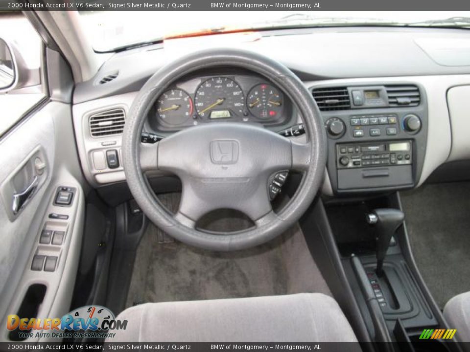 2000 Honda Accord LX V6 Sedan Signet Silver Metallic / Quartz Photo #18