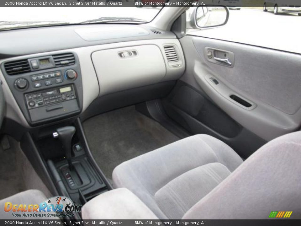 2000 Honda Accord LX V6 Sedan Signet Silver Metallic / Quartz Photo #19
