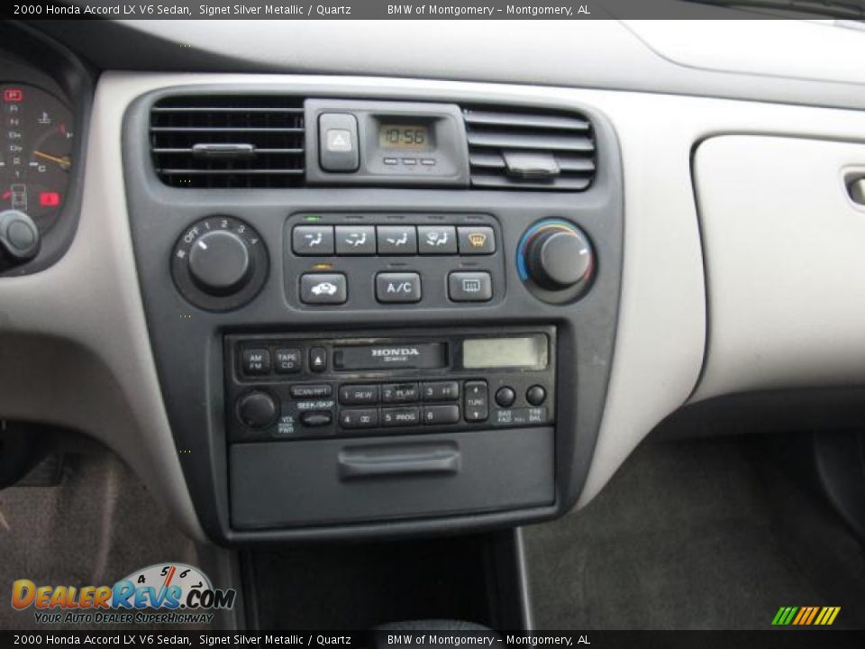 2000 Honda Accord LX V6 Sedan Signet Silver Metallic / Quartz Photo #22